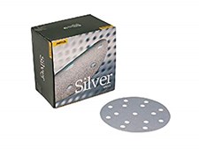 Q.SILVER 6" Grip 15H P400, 50 Discs/Box